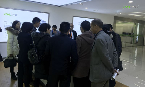  记山东、河南客户组团一行考察上派电器