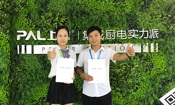相信品质的力量——上派集成灶签约江西石城