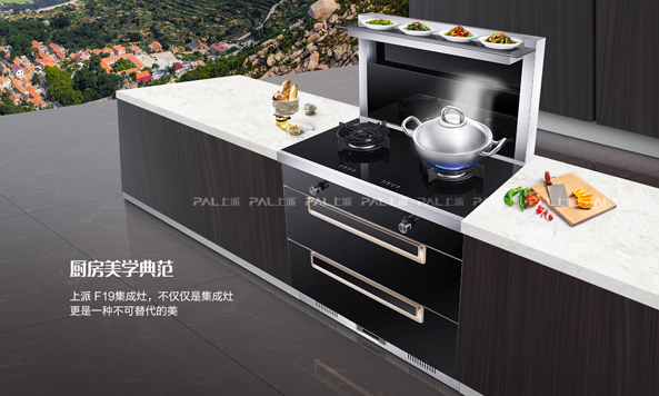 幸福厨房的选择|上派集成灶F19