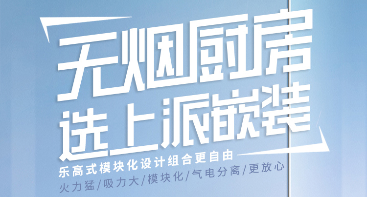无烟厨房，选上派嵌装